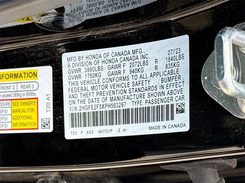 Used 2023 Honda Civic Sport image 29