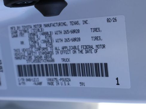 New 2026 Toyota Tundra SR5 AWD/4WD image 28