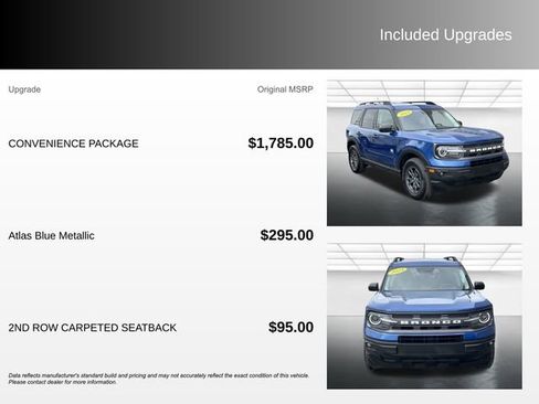 Certified 2024 Ford Bronco Sport Big Bend w/ Convenience Package AWD/4WD image 5