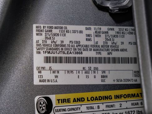 Used 2020 Ford Expedition XLT w/ Equipment Group 202A image 57