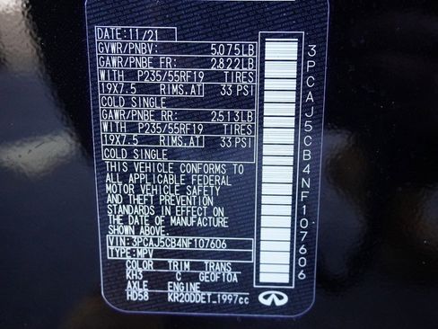 Used 2022 INFINITI QX50 Essential w/ Cargo Package image 63