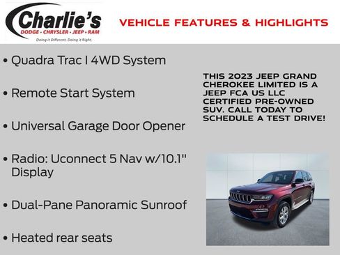Used 2023 Jeep Grand Cherokee Limited image 19