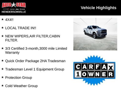 Used 2023 RAM 3500 Tradesman w/ Chrome Appearance Group image 4