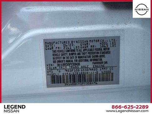 Certified 2023 Nissan Sentra SV FWD image 18