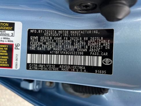 Used 2012 Toyota Camry LE FWD image 20