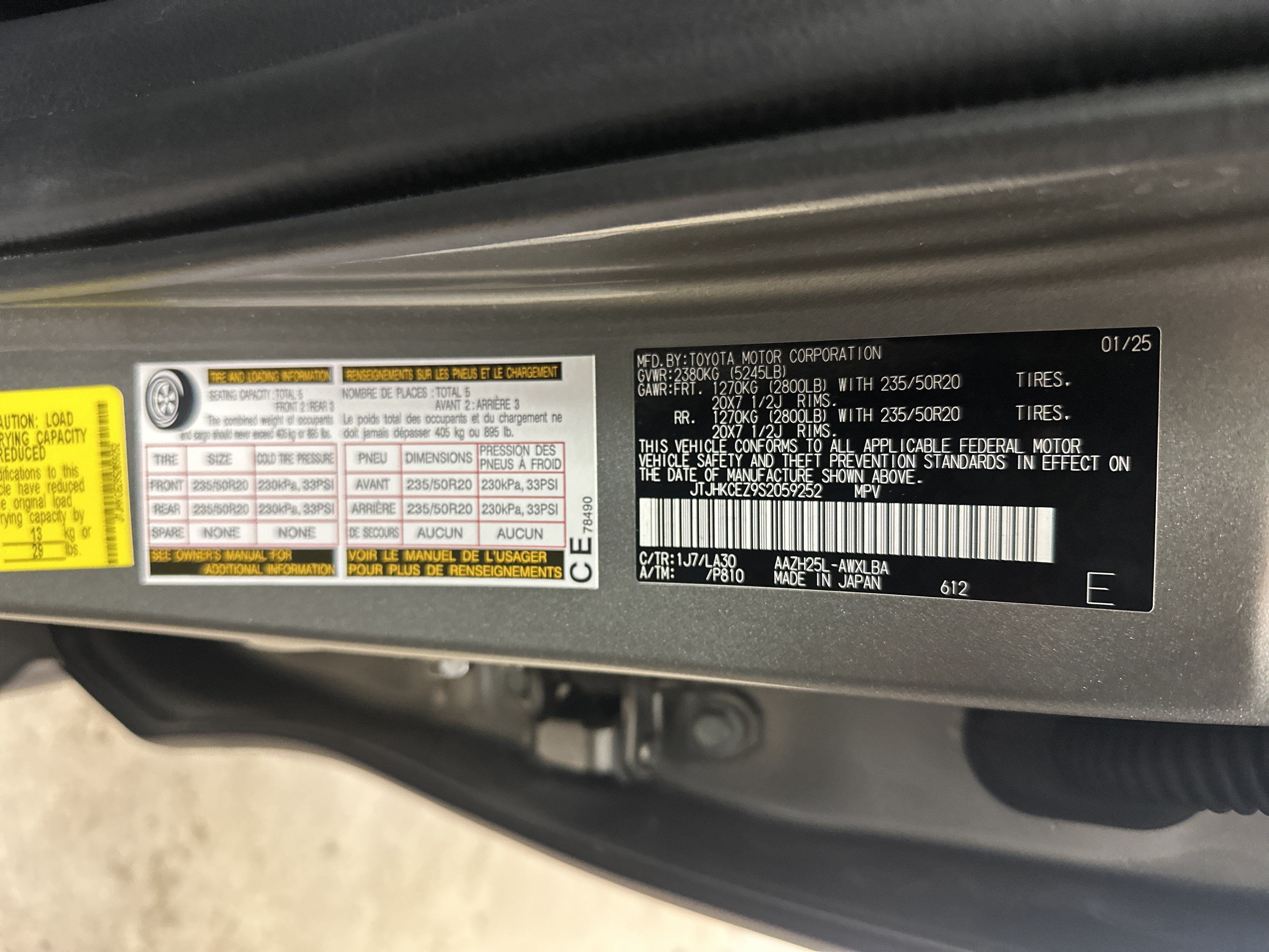 Certified 2025 Lexus NX 350h AWD w/ Accessory Package (2T) image 35