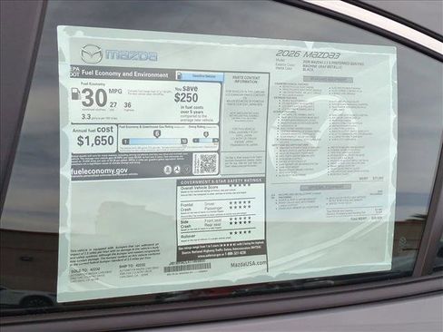 New 2026 MAZDA MAZDA3 2.5 S Sedan w/ Preferred Pkg image 19