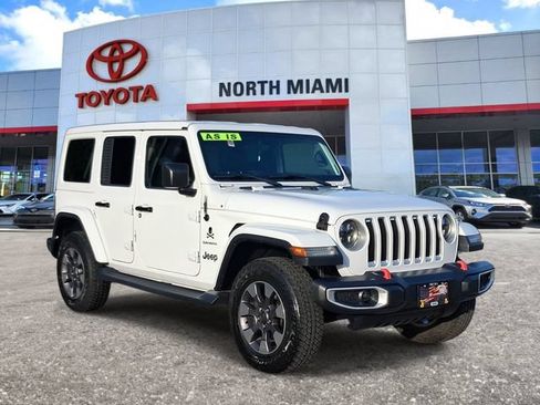 Used 2020 Jeep Wrangler Unlimited Sahara AWD/4WD image 1
