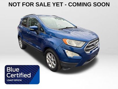 Certified 2020 Ford EcoSport SE