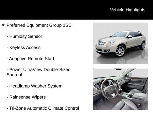 Used 2012 Cadillac SRX Premium w/ LPO, Protection Package AWD/4WD image 11