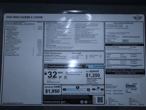 New 2026 MINI Cooper S image 9