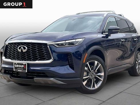 Used 2022 INFINITI QX60 Luxe w/ Cargo Package FWD image 1