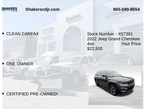 Used 2022 Jeep Grand Cherokee Limited 4xe image 6