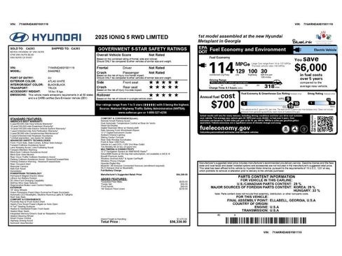 Used 2025 Hyundai Ioniq 5 Limited image 2