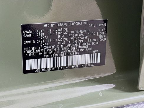 New 2026 Subaru Crosstrek 2.5i image 34