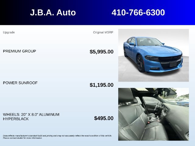 Used 2015 Dodge Charger R/T w/ Premium Group RWD image 5