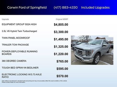 Used 2023 Ford F150 Lariat w/ Equipment Group 502A High image 6