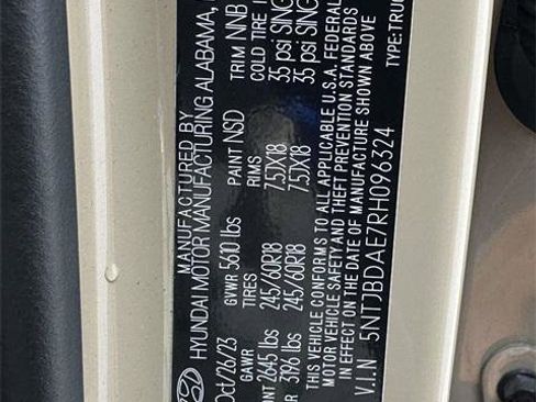 Certified 2024 Hyundai Santa Cruz SEL image 29