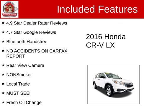 Used 2016 Honda CR-V LX image 4