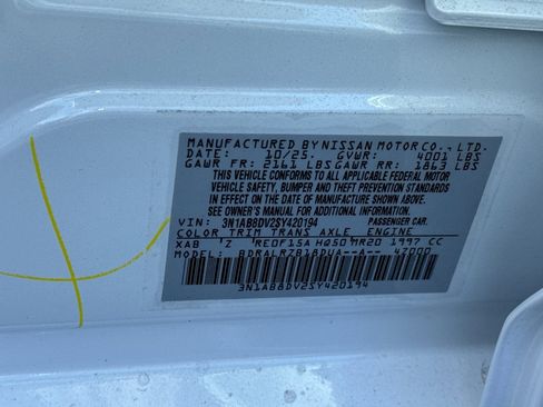 New 2025 Nissan Sentra SR image 23