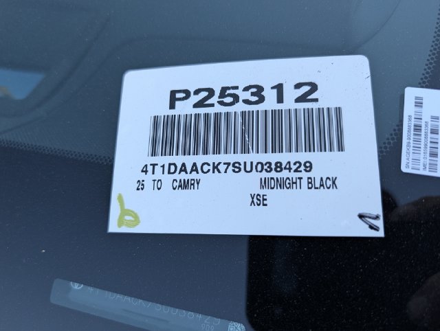 Used 2025 Toyota Camry XSE w/ Premium Package FWD image 36