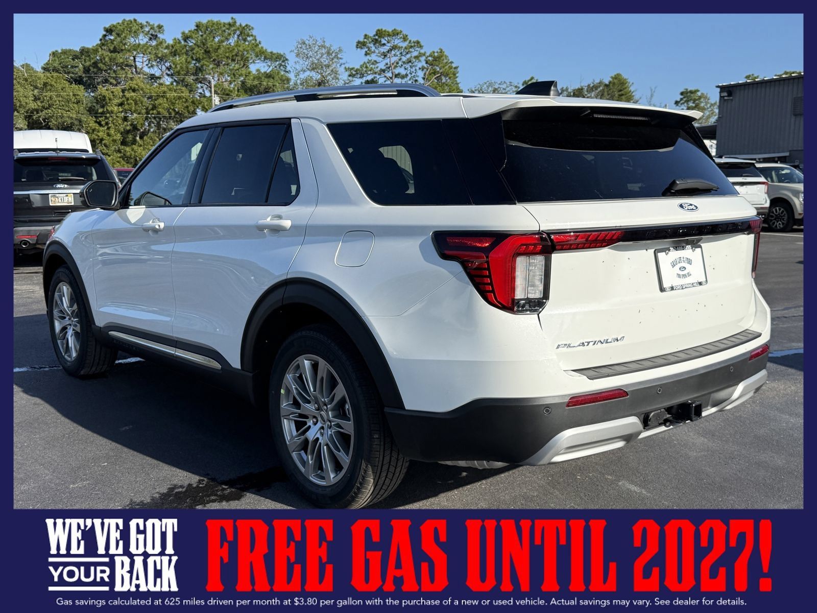 New 2027 Ford Explorer Platinum RWD image 7