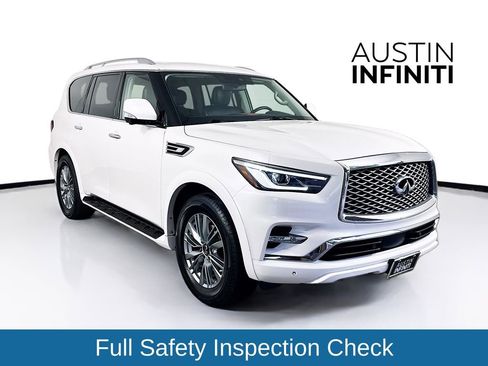 Used 2021 INFINITI QX80 Luxe w/ Cargo Package RWD image 1