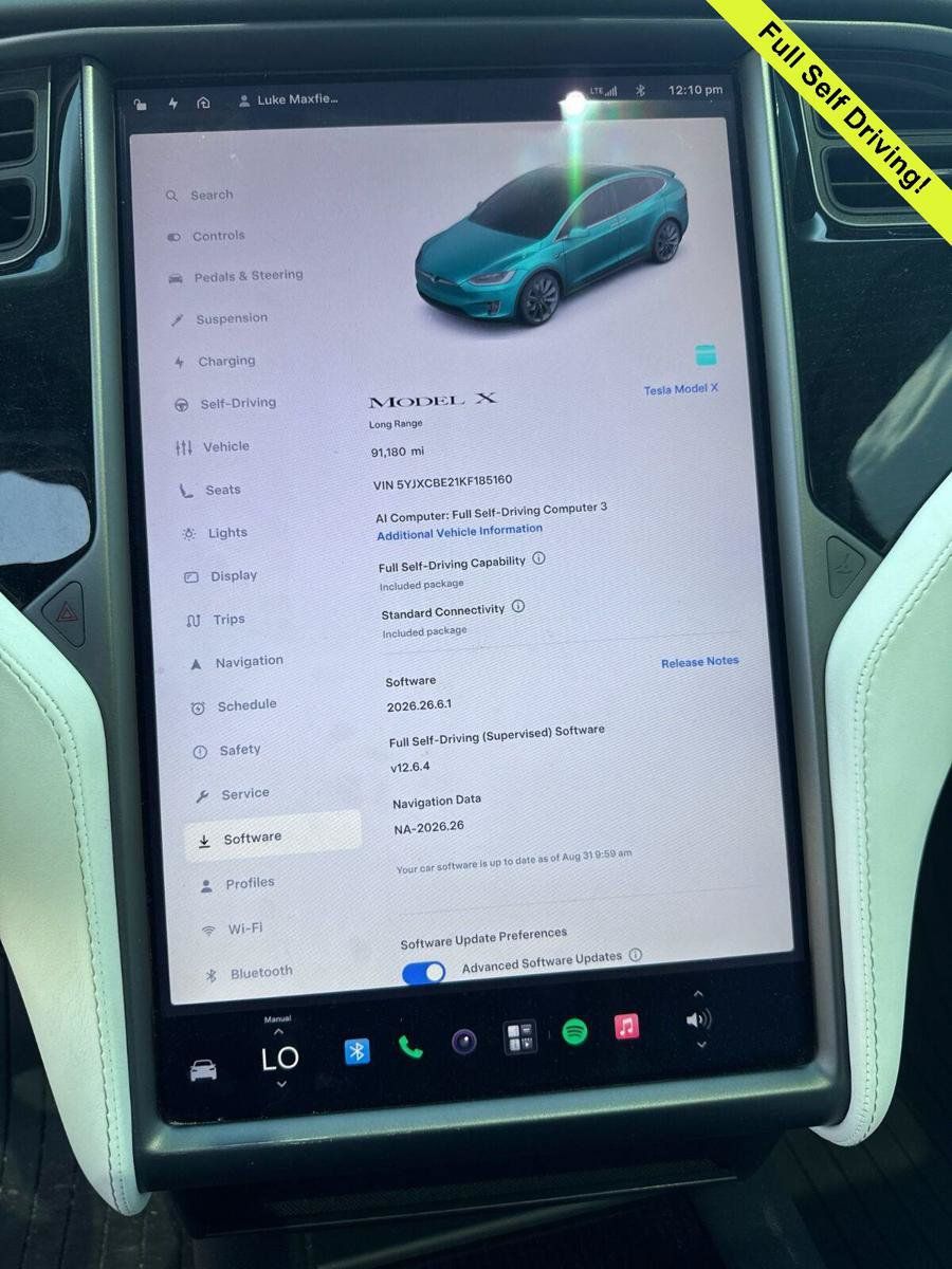 Used 2019 Tesla Model X Long Range AWD/4WD image 2
