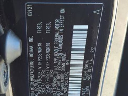 Certified 2021 Toyota Sienna Limited image 30