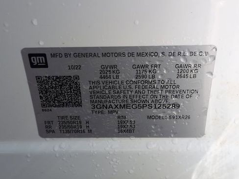 Used 2023 Chevrolet Equinox RS w/ RS Leather Package image 36