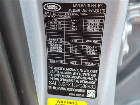 Used 2020 Land Rover Range Rover Evoque S AWD/4WD image 15