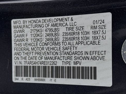 Certified 2024 Honda CR-V EX-L image 31