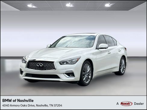 Used 2023 INFINITI Q50 Luxe w/ Cargo Package RWD image 1