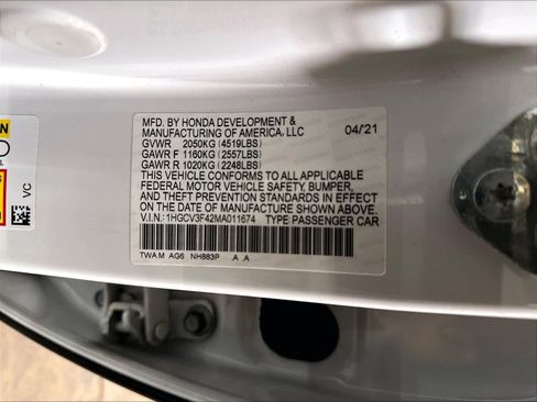 Used 2021 Honda Accord EX image 35