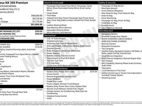 Used 2025 Lexus NX 350 AWD w/ Accessory Package (2T) image 42