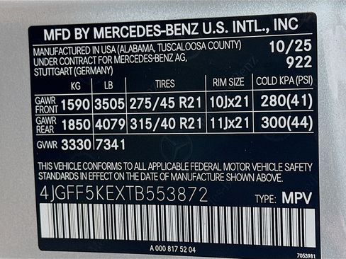 Certified 2026 Mercedes-Benz GLS 450 4MATIC image 45