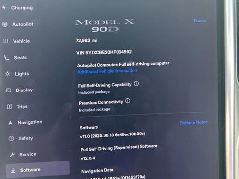 Used 2017 Tesla Model X 90D AWD/4WD image 5