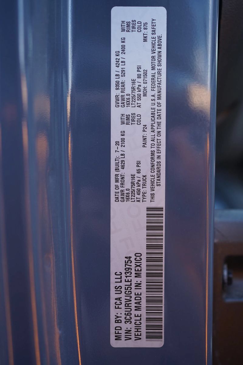 Used 2020 RAM ProMaster 3500 FWD image 26