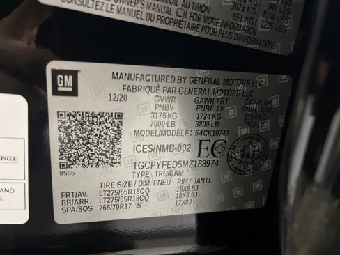 Used 2021 Chevrolet Silverado 1500 LT Trail Boss w/ Bed Protection Package image 83