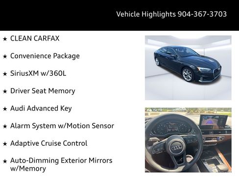 Certified 2023 Audi A5 2.0T Premium w/ Convenience Package AWD/4WD image 11