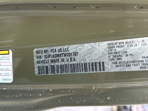 New 2026 Jeep Wrangler Sport image 30