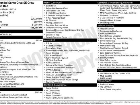 Used 2024 Hyundai Santa Cruz SE FWD image 29