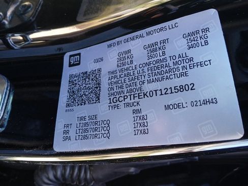 New 2026 Chevrolet Colorado ZR2 w/ Technology Package AWD/4WD image 19