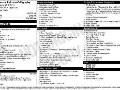 New 2026 Hyundai Palisade Calligraphy image 4