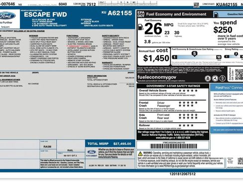 Used 2019 Ford Escape SE FWD image 32