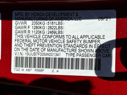Used 2021 Acura TLX Type S AWD/4WD image 39
