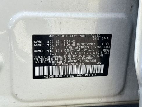 Used 2017 Subaru Outback 2.5i Premium AWD/4WD image 22