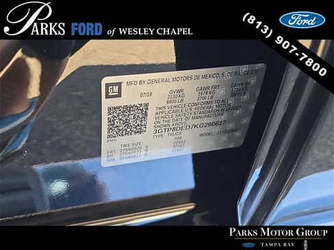 Used 2019 GMC Sierra 1500 SLT w/ SLT Premium Plus Package image 33