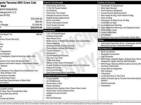 Certified 2025 Toyota Tacoma SR5 RWD image 7