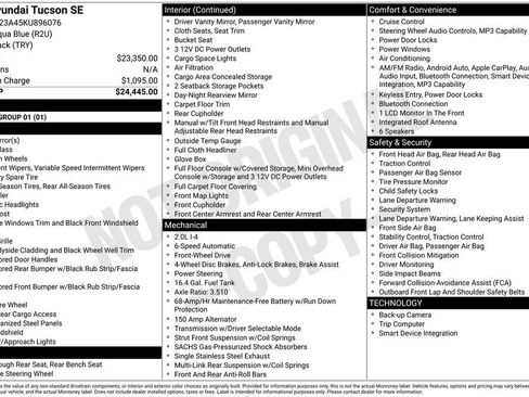 Used 2019 Hyundai Tucson SE FWD image 27